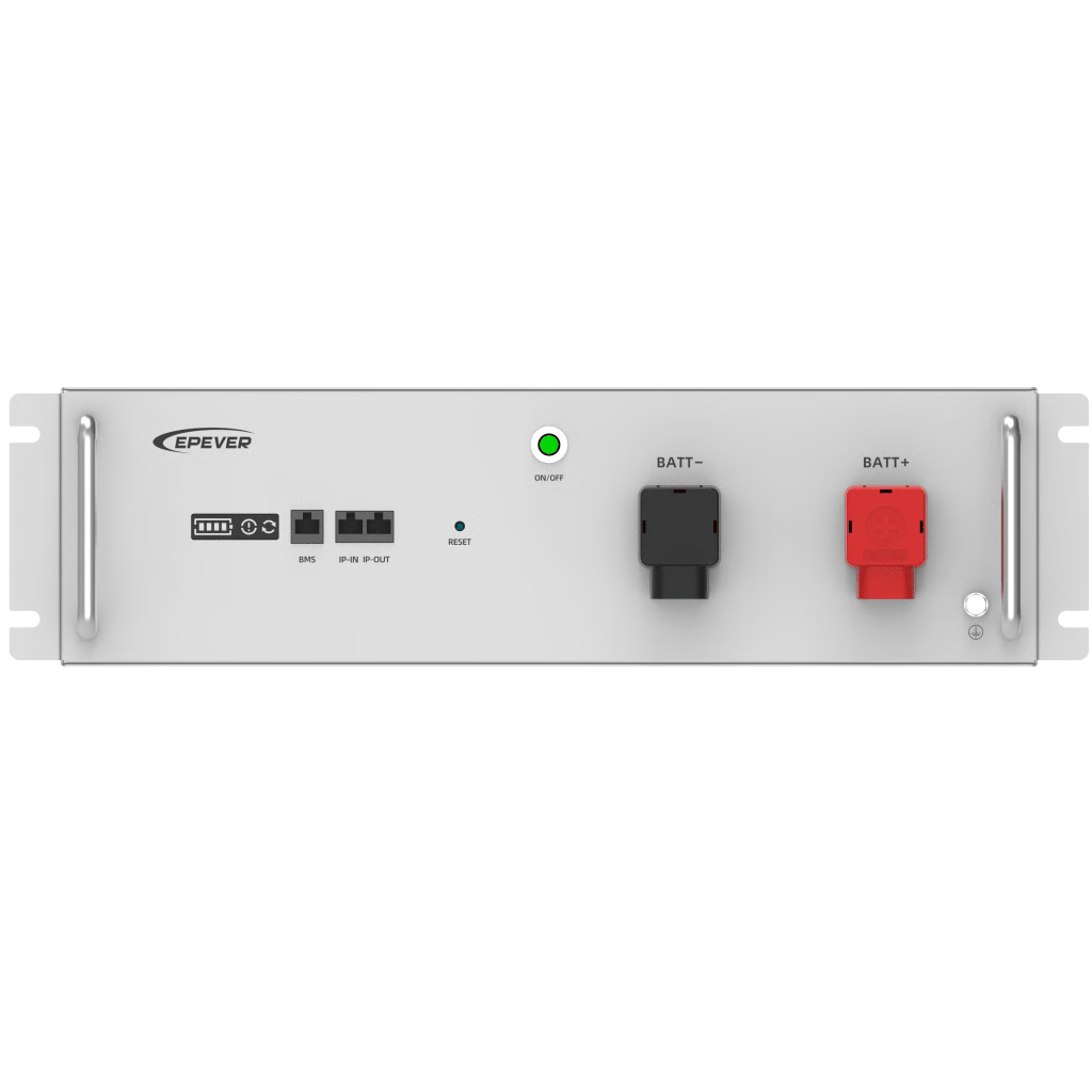 BATERÍA LIFEPO4 51.2V 100AH / 6000 CICLOS @80% DOD / MONTAJE RACK 3U / IP21