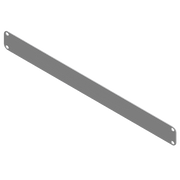 TAPA CIEGA PARA RACK / 1 UNIDAD (1U) / 19 PULGADAS / ACERO CALIBRE 14 / PINTURA ELECTROSTÁTICA BLANCA / 483 X 44 MM (19 X 1.73 IN)