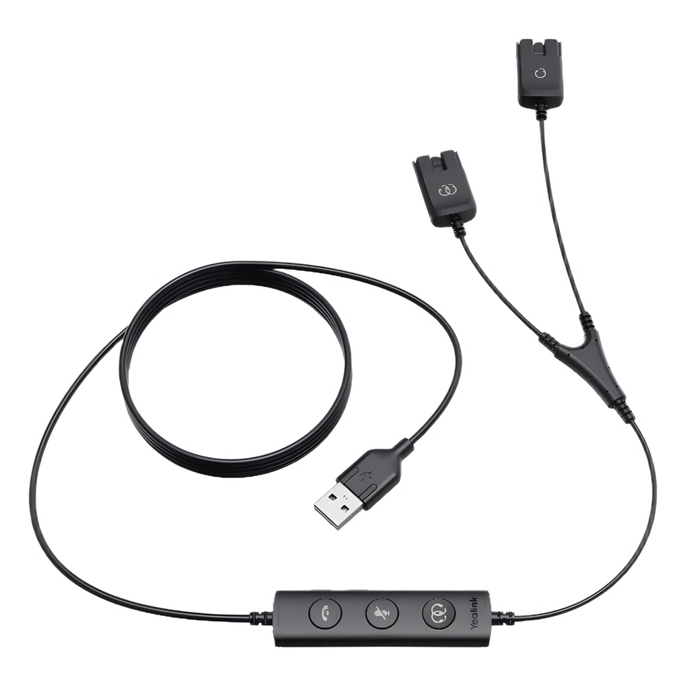 CABLE PARA ENTRENAMIENTO EN "Y" PARA DIADEMAS YEALINK DE LA SERIE YHS (1 PIEZA)