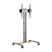 SOPORTE MÓVIL PARA PANTALLA | COMPATIBILIDAD VESA 200X200 HASTA 600X400 / RUEDAS CON FRENOS / AJUSTE DE ALTURA Y ÁNGULO / SOPORTE PARA TV DE HASTA 55 PULGADAS / CAPACIDAD DE PESO 35 KG-Monitores Pantallas y Mobiliario-BRATECK-Bsai Seguridad & Controles