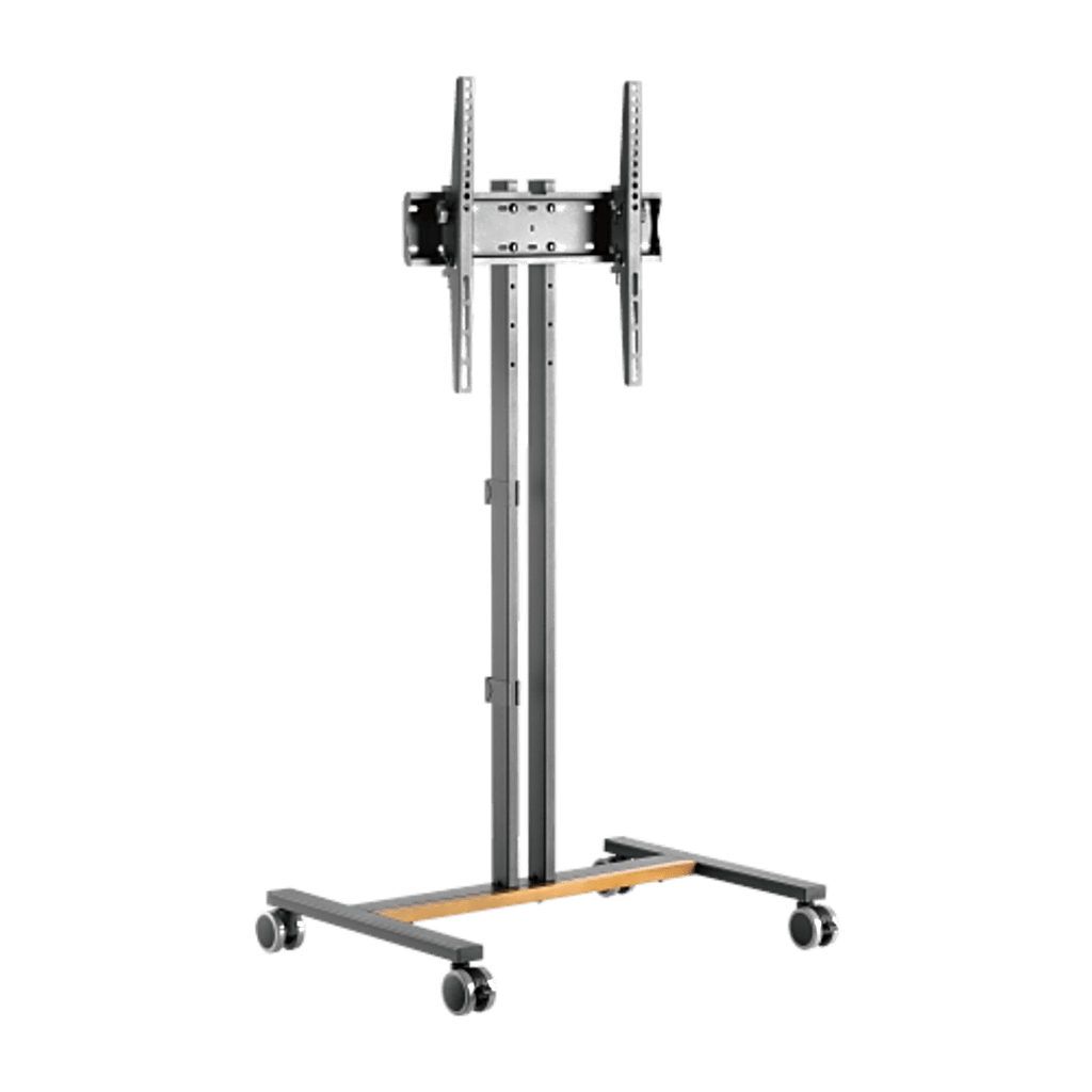 SOPORTE MÓVIL PARA PANTALLA | COMPATIBILIDAD VESA 200X200 HASTA 600X400 / RUEDAS CON FRENOS / AJUSTE DE ALTURA Y ÁNGULO / SOPORTE PARA TV DE HASTA 55 PULGADAS / CAPACIDAD DE PESO 35 KG-Monitores Pantallas y Mobiliario-BRATECK-Bsai Seguridad & Controles