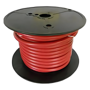 CABLE PARA BATERÍA MARINA COBRA 6 AWG / 100 PIES / CUBIERTA PVC RETARDANTE DE LLAMA ROJA / COBRE ESTAÑADO CLASE K / 600V / TEMPERATURA 105°C SECO Y 75°C HÚMEDO / CUMPLE UL 1426, UL LISTED BC-5W2 Y ABYC
