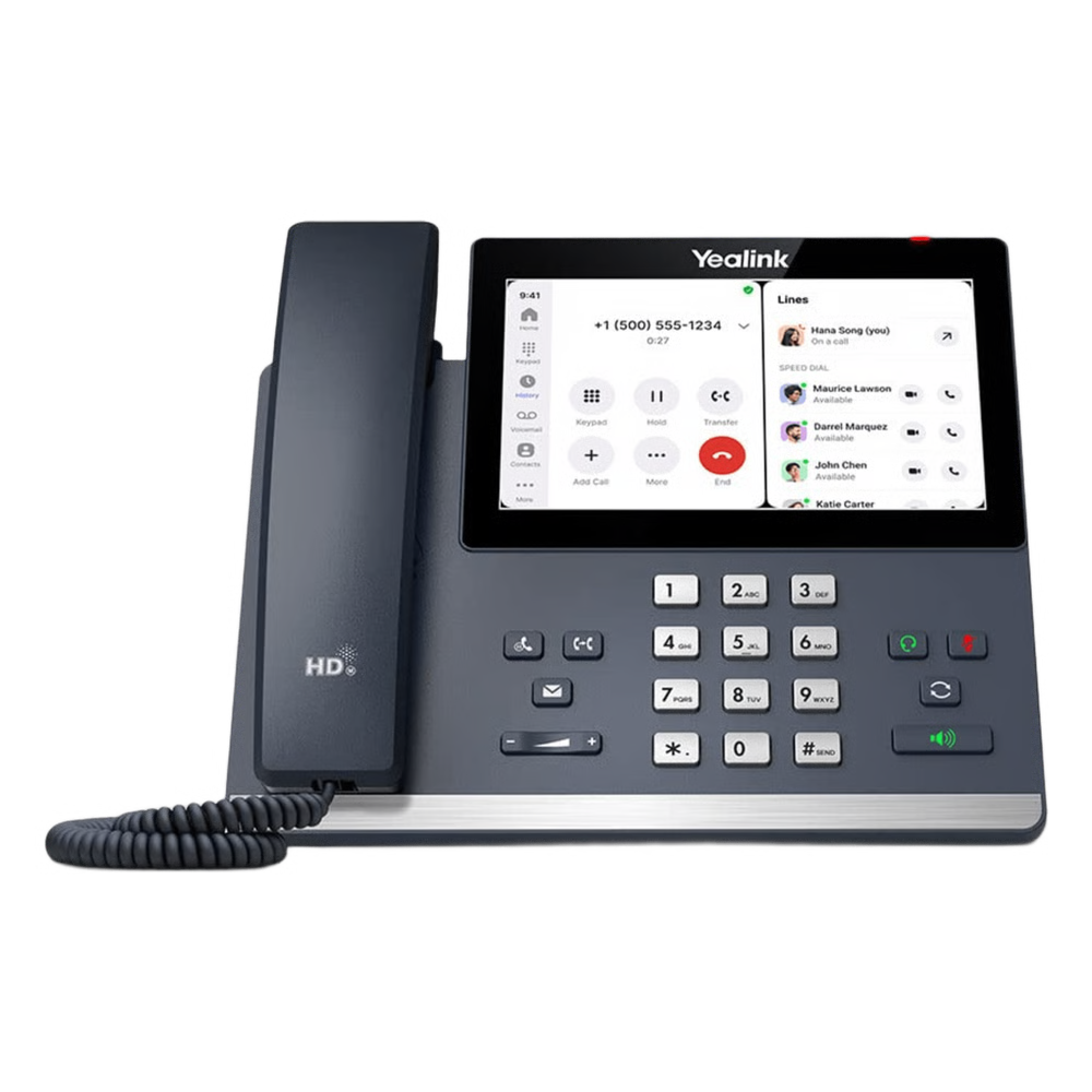 TELEFONO IP MP56-E2-ZOOM DE YEALINK CON INTEGRACIÓN NATIVA PARA ZOOM, PANTALLA DE 5" Y AUDIO HD CON CANCELACIÓN AVANZADA DE RUIDO