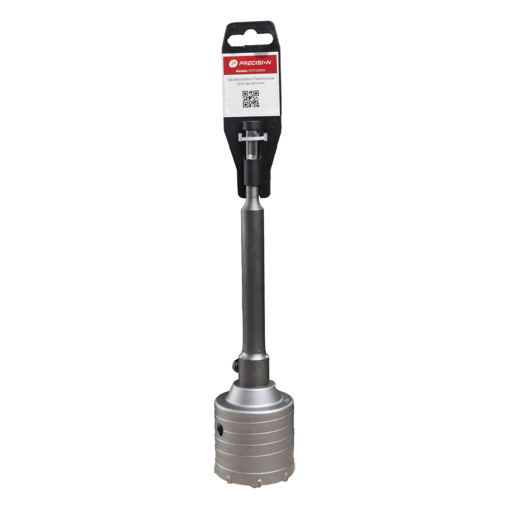 BROCA PASAMUROS SDS, SACABOCADO PARA CONCRETO DE 50MM CON EXTENSIÓN DE 220MM