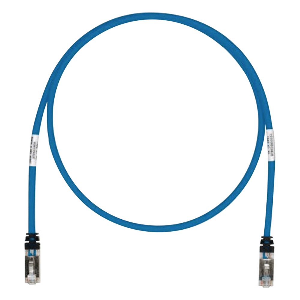 PATCH CORD CAT6A, BLINDADO S/FTP, CM/LS0H, 20 METROS (65.62 PIES), COLOR AZUL