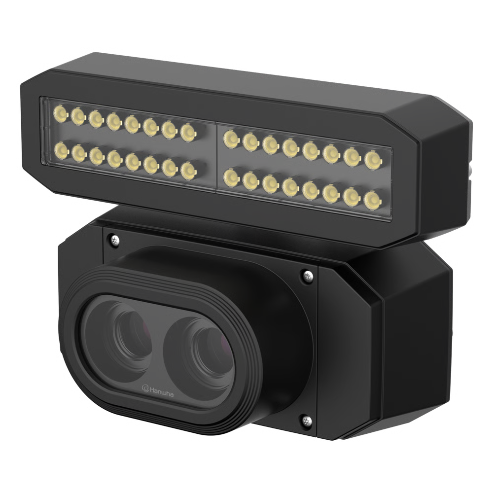 CAMARA IP DUAL 4K, FUNCION PARA RECONOCIMIENTO DE CODIGOS DE BARRA BCR / 2 LENTES 25MM / LUZ BLANCA INCLUIDA /