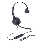 DIADEMA ALAMBRICA UH42 SE MONO USB-C/A DE YEALINK CON SONIDO HD Y TECNOLOGÍA AI NOISE CANCELLING