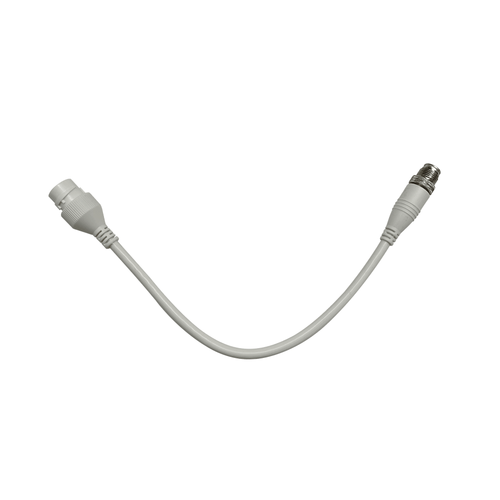 CONECTOR RJ45 A M12 D4 MACHO / CUMPLE CON ROHS / TEMPERATURA DE OPERACIÓN -15 A 80°C / CABLE 200±10MM / 4-PIN-Energía Solar-HIKVISION-Bsai Seguridad & Controles