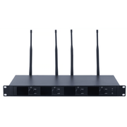 RECEPTOR MICRÓFONO INALÁMBRICO DIGITAL UHF | TRANSMISIÓN DIGITAL U-BAND PI/4-DQPSK | DISTANCIA 80 MTS | ENCRIPTACIÓN DE AUDIO | 2197 ECUALIZACIONES | 15625 EFECTOS DE REVERBERACIÓN | PANTALLA LCD