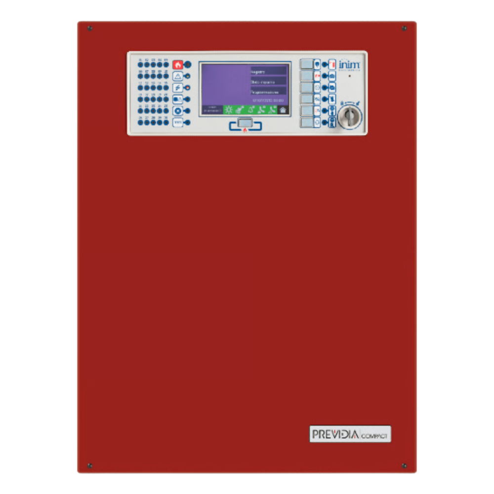 CENTRAL DE DETECCIÓN DE INCENDIO PREVIDIA COMPACT | SISTEMA ANALÓGICO DIRECCIONABLE | 2 LAZOS HASTA 480 PUNTOS EN CUALQUIER COMBINACIÓN | GESTIÓN CLOUD INTEGRADA | CERTIFICACIONES EN54-2/4/21 | UL
