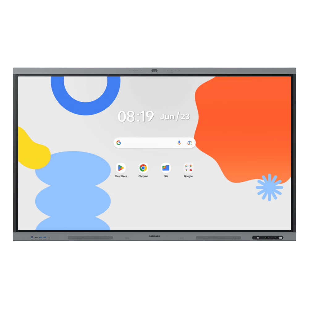 PANTALLA INTERACTIVA WAFX-P SERIES / 86" 4K UHD 3840X2160 / ANDROID 15 EDLA CERTIFIED / OCTA-CORE CPU / 48MP CAMERA / 8-MIC ARRAY 10M / DUAL 20W SPEAKERS + WOOFER / 50-POINT IR TOUCH / WI-FI 6 / BLUETOOTH 5.0 / OPS SLOT