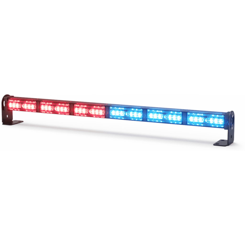 BARRA DE LUZ 26¨6 MÓDULOS ROJO/AZUL/ÁMBAR PARA PICK UP / PARTE TRASERA