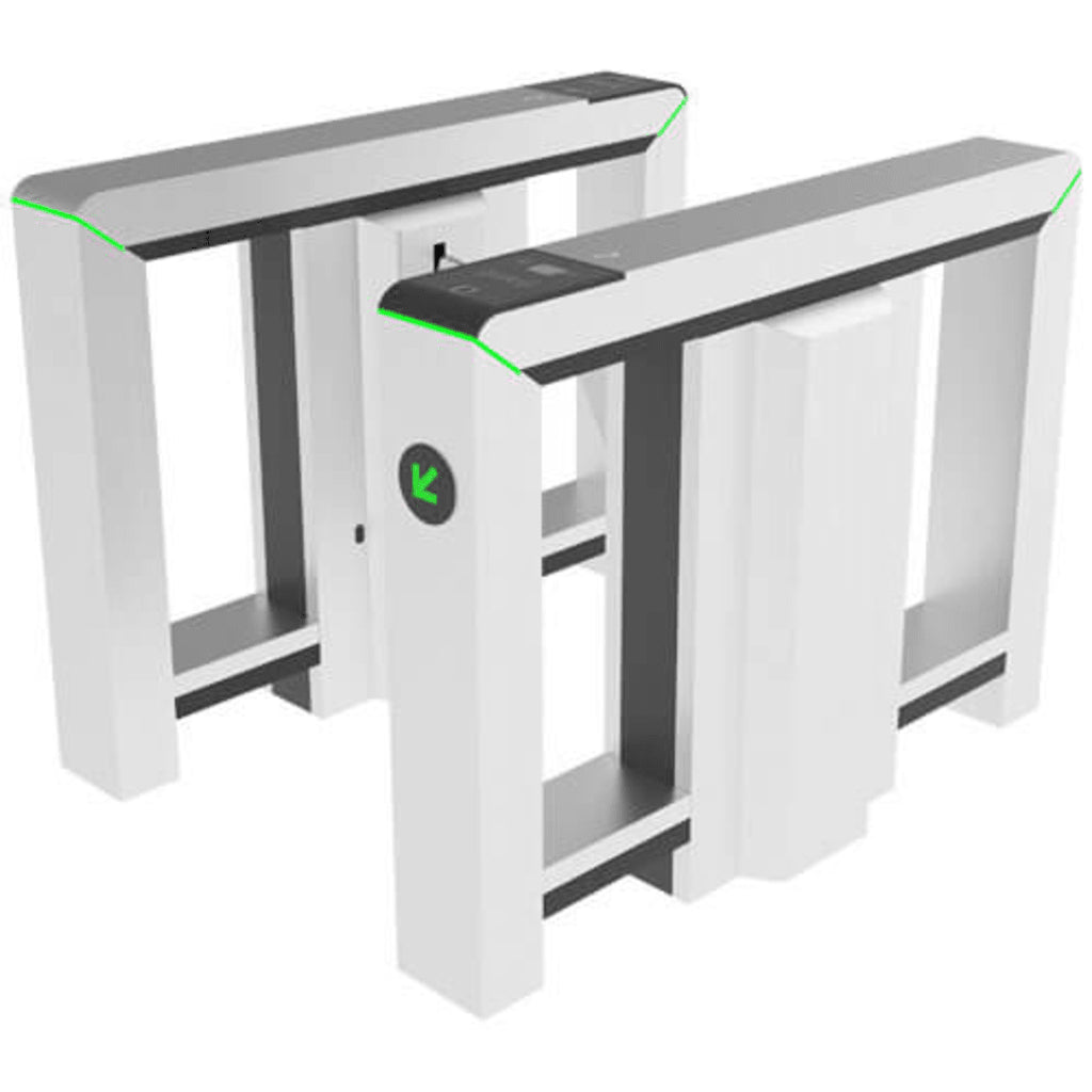 BARRERA PEATONAL TIPO FLAP BIDIRECCIONAL-Torniquetes y Puertas de Cortesía-ZKTECO-Bsai Seguridad & Controles