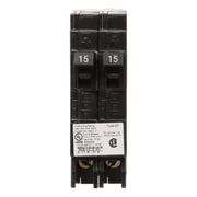 INTERRUPTOR AUTOMÁTICO DUPLEX ENCHUFABLE TIPO QT 2 POLOS, 15-20 AMP