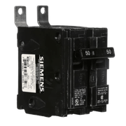 INTERRUPTOR AUTOMÁTICO ATORNILLABLE TIPO BL 2 POLOS, 50 AMP.