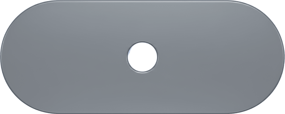 TAPA DE REFACCIÓN PARA CUBIERTA DE TORNIQUETES HIKVISION DS-K3G411 / CUBRE ORIFICIOS PARA MONTAJE DE TERMINAL FACIAL EN CASO DE NO USO