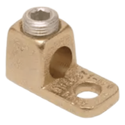 CONECTOR DE COBRE CON TORNILLO DE FIJACIÓN PARA CABLE CALIBRE 14 - 4 AWG Y TORNILLO DE 1/4".