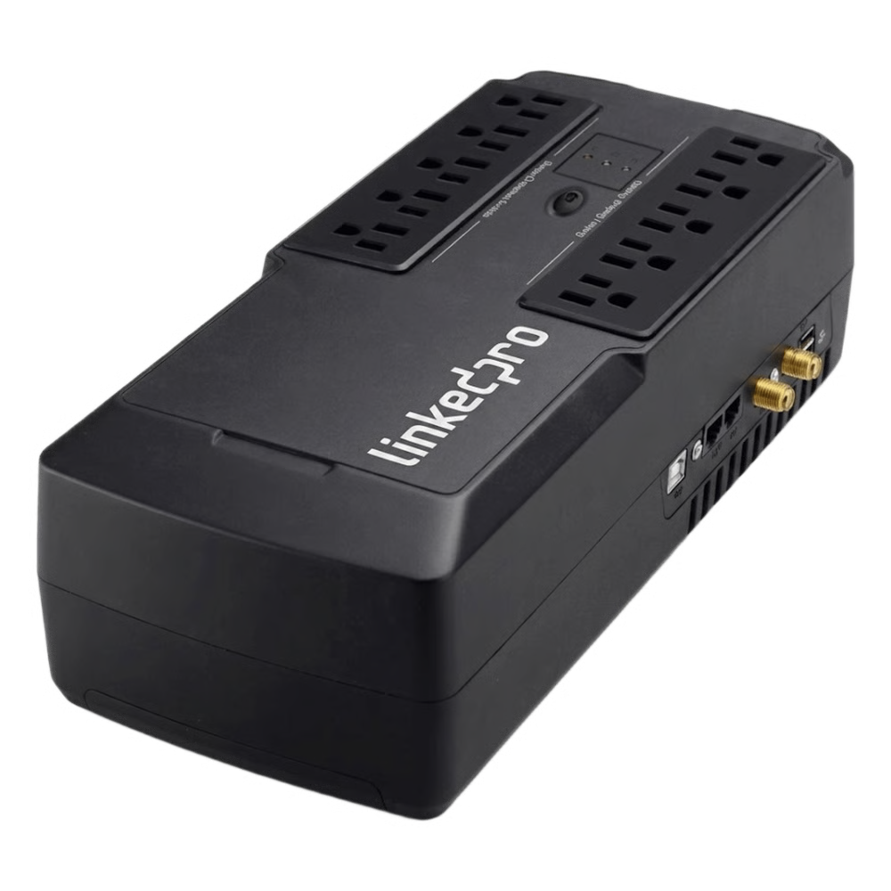UPS DE 550 VA/330 W, TOPOLOGÍA STANDBY, ENTRADA 120 VCA NEMA 5-15P, TIPO GABINETE COMPACTO, CON 8 TOMAS NEMA 5-15R