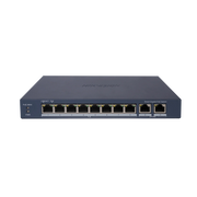 SWITCH GIGABIT POE+ / ADMINISTRABLE / 8 PUERTOS 10/100/1000 MBPS POE+ / 1 PUERTO 10/100/1000 MBPS DE UPLINK + 1 PUERTO SFP / 110 W-Networking-HIKVISION-Bsai Seguridad & Controles