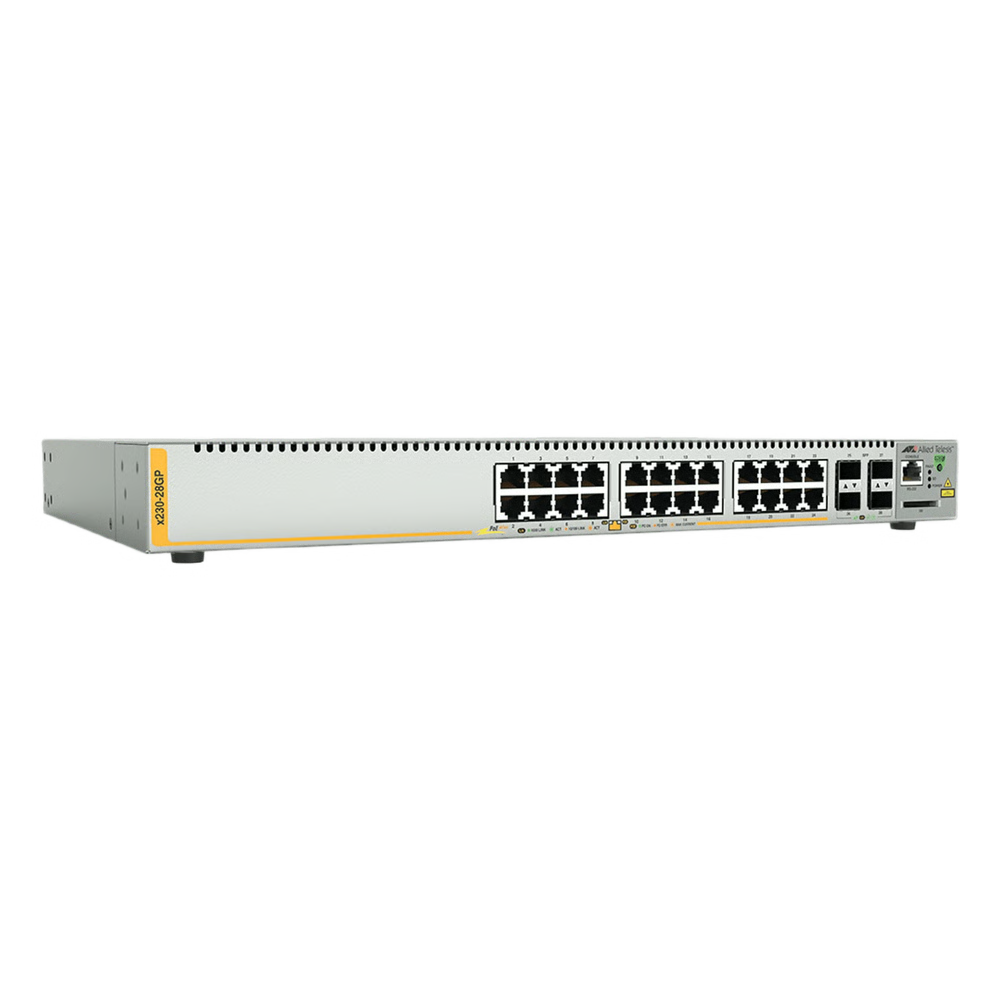 SWITCH POE+ ADMINISTRABLE CAPA 3, 24 PUERTOS 10/100/1000 MBPS + 4 SFP GIGABIT, 370 W