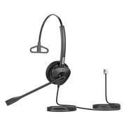 DIADEMA MONOAURAL CON AUDIO HD Y BRAZO AJUSTABLE DE 260°, CONEXIÓN RJ9 Y SONIDO DE ALTA DEFINICIÓN