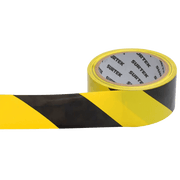 CINTA DE SEÑALIZACIÓN / ADHESIVO ACRÍLICO / ESPESOR 0.105 MM / COLORES AMARILLO-NEGRO / ANCHO 48 MM / LARGO 18 M / ALTA VISIBILIDAD-Ferreteria-SURTEK-Bsai Seguridad & Controles