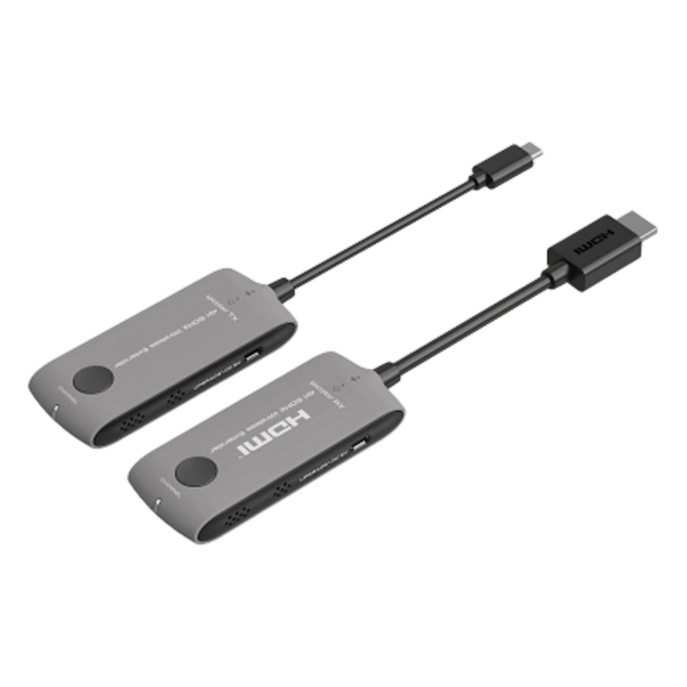 EXTENSOR INALÁMBRICO TYPE-C MINI | 4K@60HZ HDMI 2.0 | DISTANCIA 20 M | IEEE 802.11AX | HDCP 2.2 | 18 GBPS | MULTI-CONEXIÓN 16:1