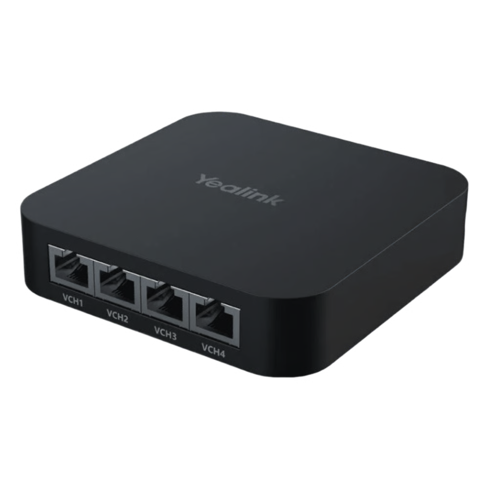SWITCH POE COMPACTO RCH40-E2 PARA CONECTAR Y ALIMENTAR MÚLTIPLES DISPOSITIVOS DE VIDEOCONFERENCIA YEALINK