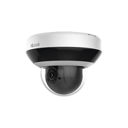 MINI DOMO PTZ IP 4 MEGAPIXEL / 4X ZOOM / H.265+ / 20 MTS IR EXIR / WDR 120DB / POE / IK10 / EXTERIOR IP66 / ULTRA BAJA ILUMINACIÓN / MICRÓFONO INTEGRADO / POE