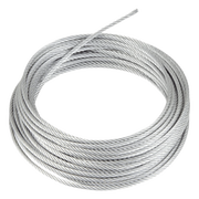 ROLLO O CARRETE DE 300 METROS DE RETENIDA DE 1/8" DE ALTA RESISTENCIA, GALVANIZADO CLASE A.