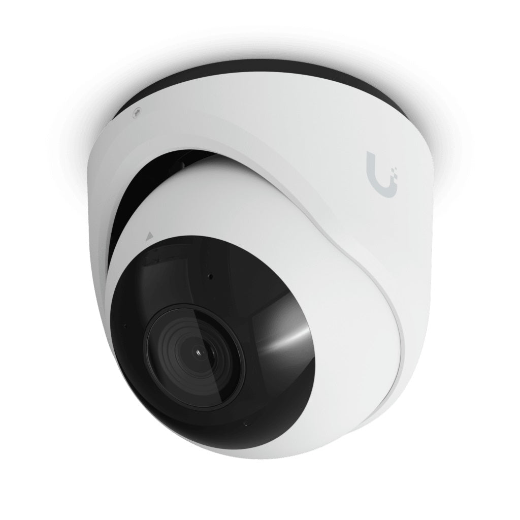 CÁMARA DE SEGURIDAD TURRET COLOR BLANCO / ALIMENTACIÓN POE/ RESISTENTE A MANIPULACIONES IK04/ SENSOR DE IMAGEN 1/1.8" 8MP/ AJUSTE MANUAL 3 EJES-Cámaras IP y NVRs-UBIQUITI-Bsai Seguridad & Controles