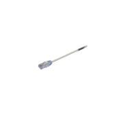 CABLE DE PARCHEO TX6, UTP CAT6, DIAMETRO REDUCIDO (28AWG), COLOR BLANCO, 0.5 METROS (1.64 PIES)