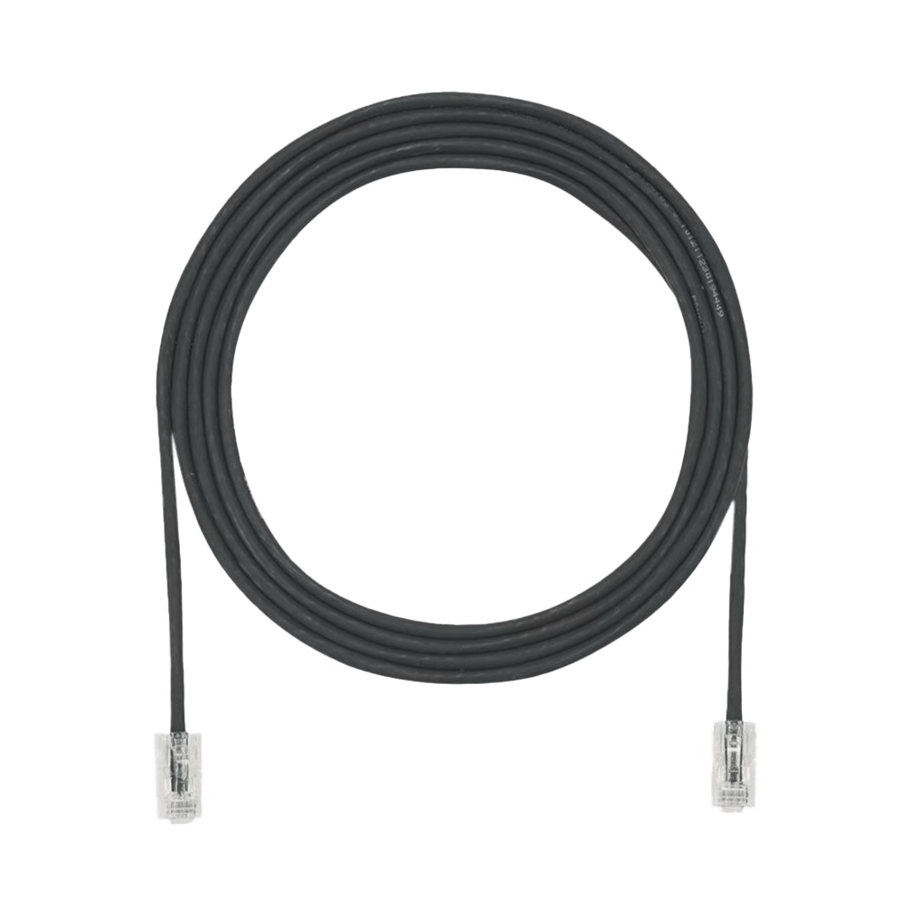 CABLE DE PARCHEO UTP CAT6A, CM/LSZH, DIÁMETRO REDUCIDO (28AWG), COLOR NEGRO, 6 FT.