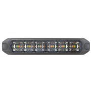 LUZ AUXILIAR MOLDEABLE DE 12 LED, ROJO/CLARO, LENTE TRANSPARENTE, SAE