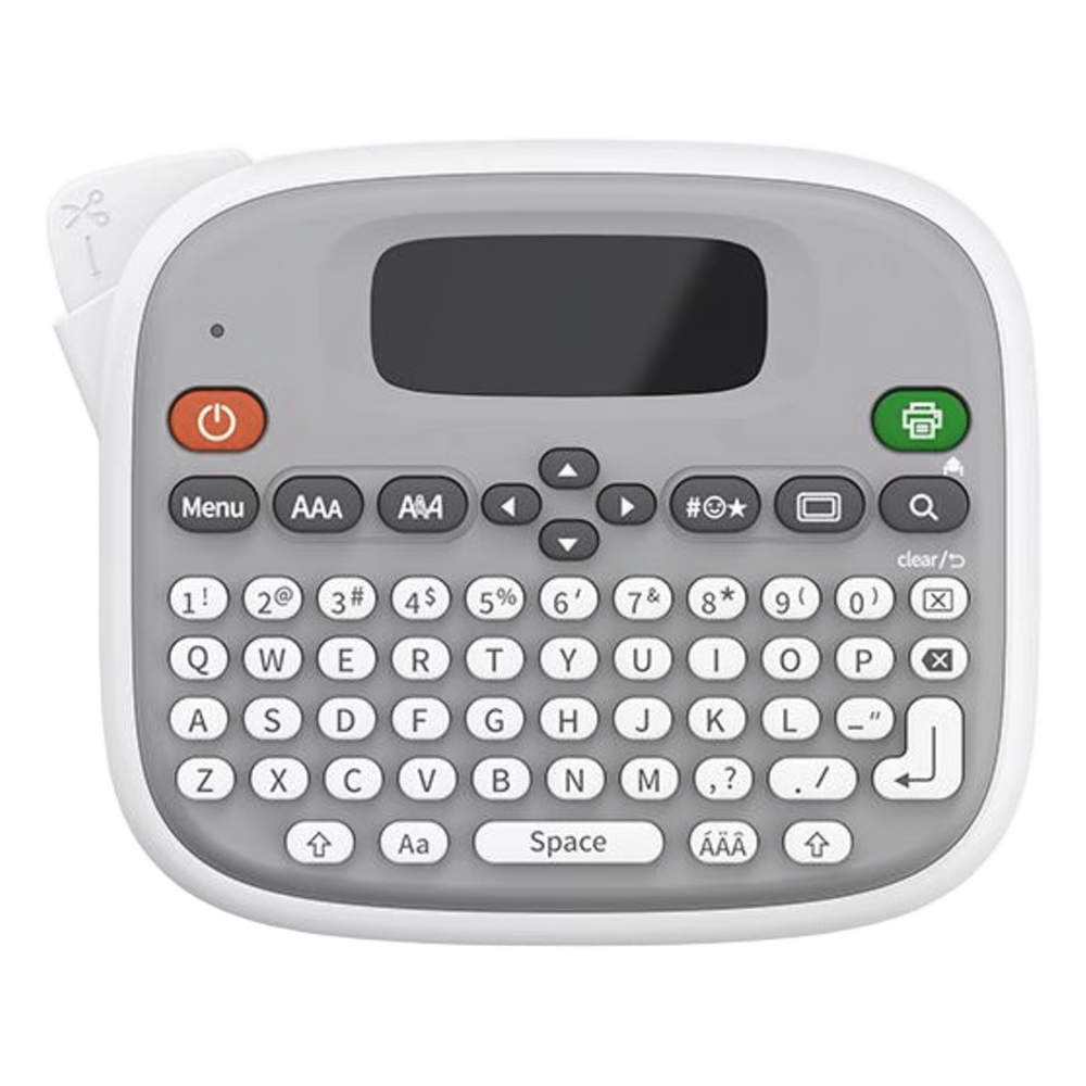 IMPRESORA DE ETIQUETAS PORTÁTIL / TÉRMICA 203 PPP / BLUETOOTH / PANTALLA LCD / QWERTY + APP / 10 MM ANCHO / USB-C / BATERÍA AAA