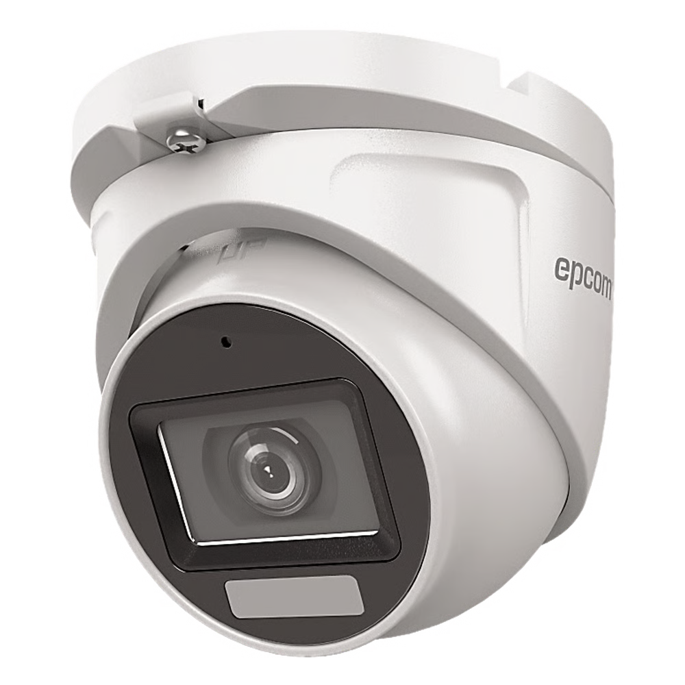 [DUAL LIGHT + COLORVU] TURRET TURBOHD 2 MEGAPIXEL (1080P) / LENTE 2.8 MM / 30 MTS IR EXIR + 20 MTS LUZ BLANCA / MICRÓFONO INTEGRADO / EXTERIOR IP66 / METAL / DWDR