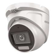 [DUAL LIGHT + COLORVU] TURRET TURBOHD 2 MEGAPIXEL (1080P) / LENTE 2.8 MM / 30 MTS IR EXIR + 20 MTS LUZ BLANCA / MICRÓFONO INTEGRADO / EXTERIOR IP66 / METAL / DWDR