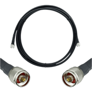JUMPER COAXIAL DE 50 OHM CON CABLE WILSON-400 | CONECTOR N MACHO EN LOS EXTREMOS | 9.14 METROS (30 PIES) DE LONGITUD.