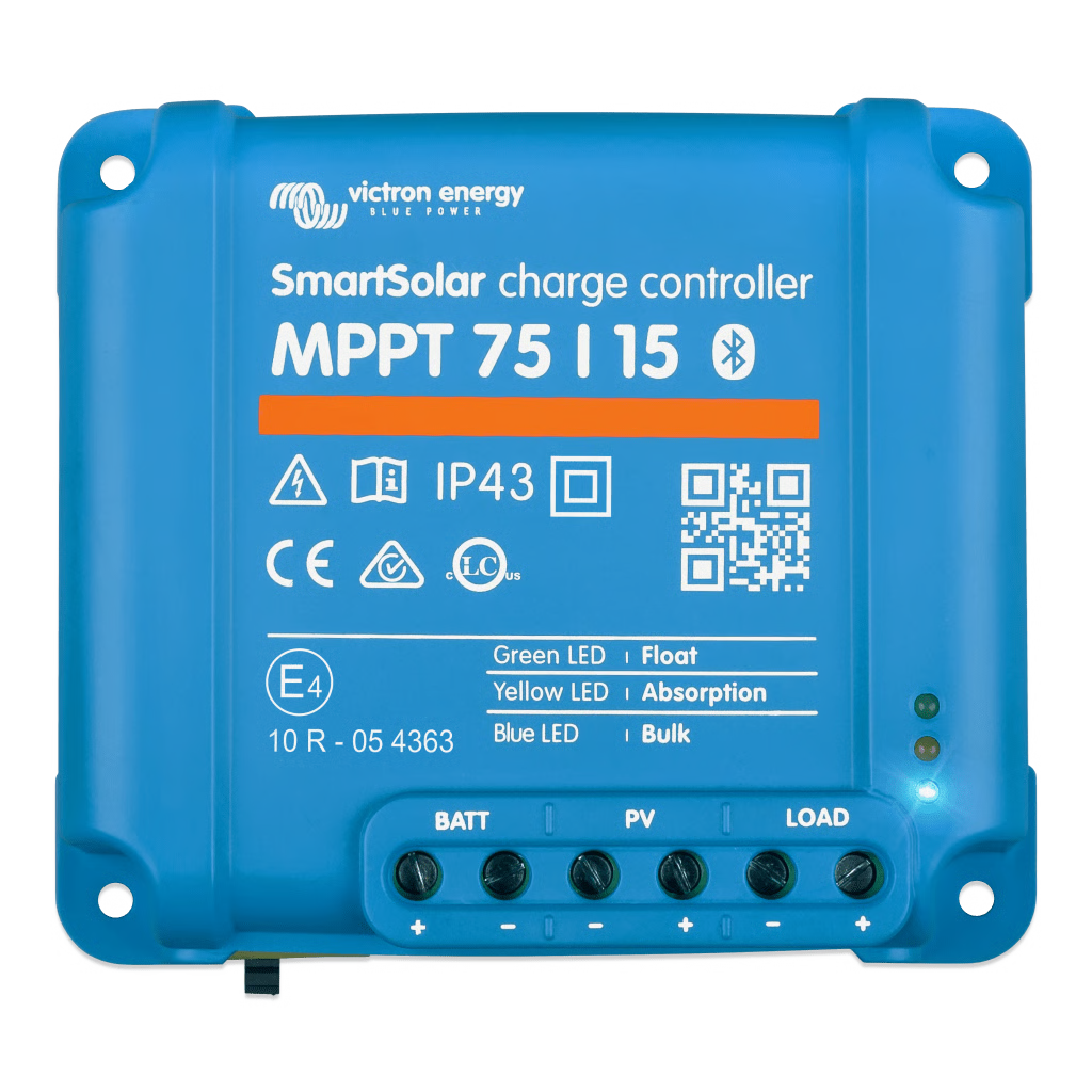 SMARTSOLAR MPPT 75/15 / CONTROLADOR DE CARGA SOLAR MPPT 15A / 12/24 VCC EN BATERÍAS / IP43