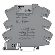MÓDULO RELÉ 12V DC / 1 INVERSOR / 6A CORRIENTE PERMANENTE / PUSH-IN CAGE CLAMP® / INDICADOR LED AMARILLO / AISLAMIENTO REFORZADO / IP20 / CARRIL DIN-35