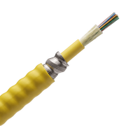 CABLE DE FIBRA ÓPTICA DE 12 HILOS, MONOMODO OS2, INTERIOR, ARMADA, TIGHT BUFFERED 900UM, OFCR (RISER), PRECIO POR METRO