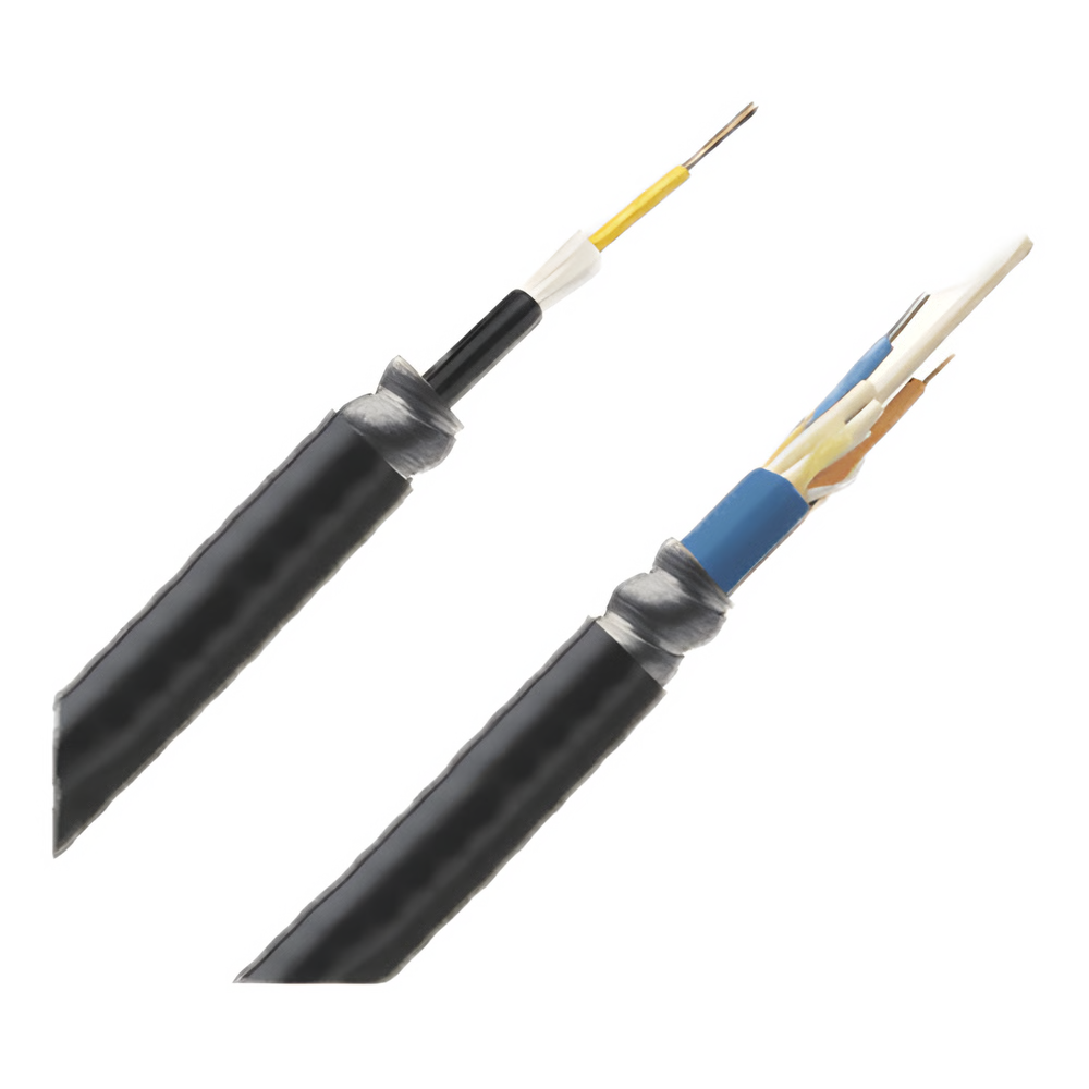 CABLE DE FIBRA ÓPTICA DE 6 HILOS, MULTIMODO OM4 50/125 OPTIMIZADA, INTERIOR/EXTERIOR, ARMADA, LOOSE TUBE 250UM, OFCR (RISER), PRECIO POR METRO