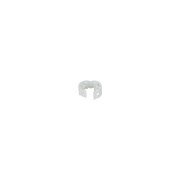 KIT DE 25 CLIPS DE IDENTIFICACION PARA PATCH CORDS, COMPATIBLE CON DIAMETROS DE 4.7 A 7.8 MM (0.19 A 0.31 PULGADAS), COLOR BLANCO