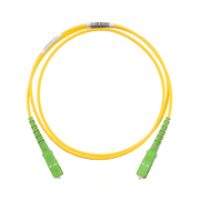 JUMPER DE FIBRA OPTICA MONOMODO 9/125 OS2, SC/APC-SC/APC SIMPLEX, OFNR (RISER), COLOR AMARILLO, 5 METROS