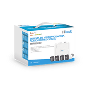 KIT TURBOHD 1080P / DVR 4 CANALES / 4 CÁMARAS BALA DE METAL / H.265+ / 1 FUENTE DE PODER PROFESIONAL / ACCESORIOS DE INSTALACIÓN