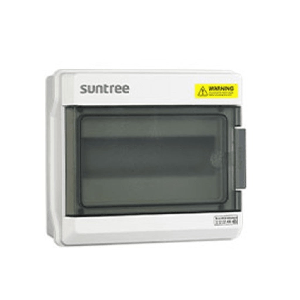 GABINETE PLÁSTICO PARA EXTERIOR IP65 PARA RIEL DIN 6 ESPACIOS.-Área Eléctrica-SUNTREE-Bsai Seguridad & Controles
