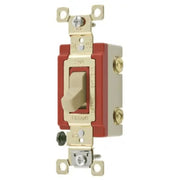 INTERRUPTOR DE PALANCA 20 A 120-277 V CA/ GRADO INDUSTRIAL/ COLOR MARFIL.-Área Eléctrica-HUBBELL-Bsai Seguridad & Controles