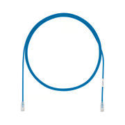 CABLE DE PARCHEO UTP CAT6A, CM/LSZH, DIAMETRO REDUCIDO (28AWG), COLOR AZUL, 2 METROS (6.56 PIES)