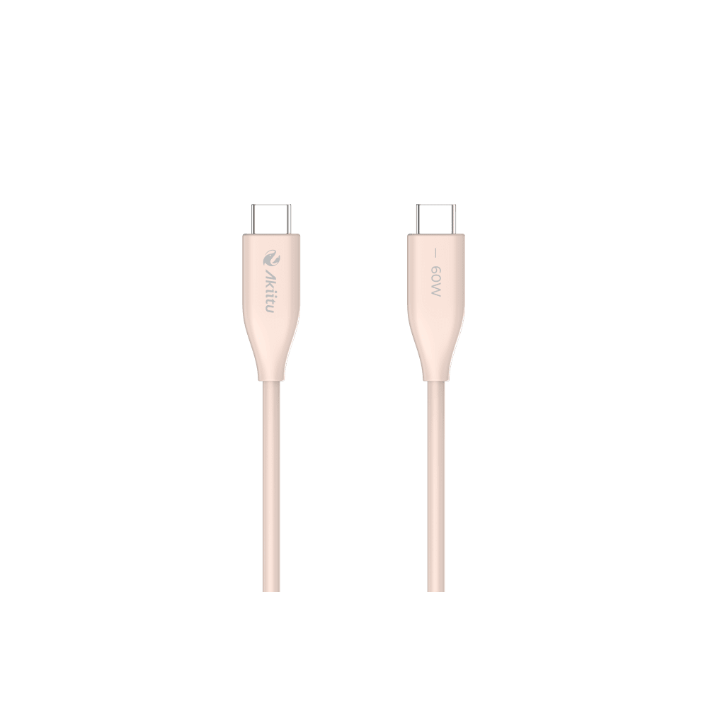 CABLE DE CARGA USB-C A C / 1.5 METROS (4.92 PIES) / TECNOLOGIA GAN (NITRURO DE GALIO) / FAST-CHARGING / POTENCIA 60W / VELOCIDAD TRANSFERENCIA 480 MBPS / MATERIAL SILICONA NO T�XICA / CONECTOR ALUMINIO ANODIZADO