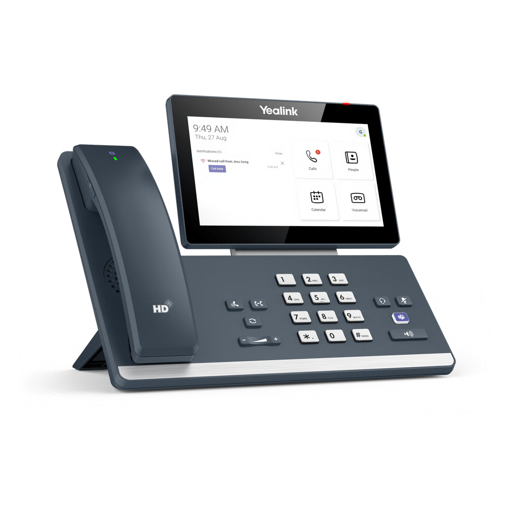 TELÉFONO IP YEALINK MP58-WH-E2-TEAMS CON HANDSET BLUETOOTH Y MICROSOFT TEAMS NATIVO